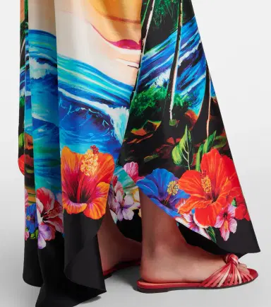 Dolce & Gabbana Printed silk kaftan | Thumbnail 2