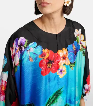 Dolce & Gabbana Printed silk kaftan | Thumbnail 7