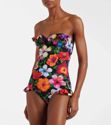 Dolce & Gabbana Floral ruffled swimsuit | Thumbnail 3 Dolce & Gabbana Floral ruffled swimsuit | Thumbnail 3