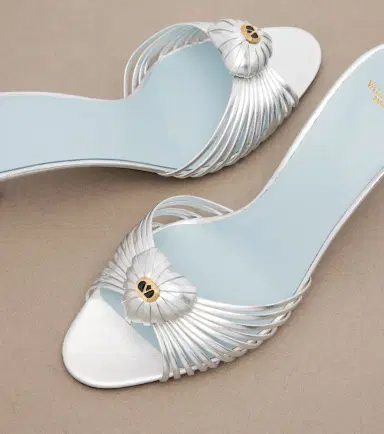 Valentino Garavani Caur Royal metallic leather mules | Thumbnail 4 Valentino Garavani Caur Royal metallic leather mules | Thumbnail 4