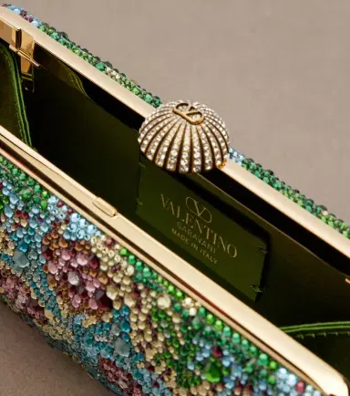Valentino Garavani Carry Secrets Swarovski-embellished clutch | Thumbnail 4 Valentino Garavani Carry Secrets Swarovski-embellished clutch | Thumbnail 4