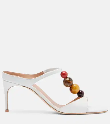 Malone Souliers Lena embellished leather mules | Thumbnail 2
