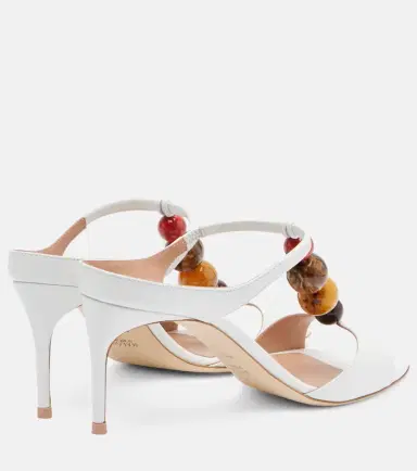 Malone Souliers Lena embellished leather mules | Thumbnail 4