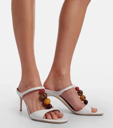 Malone Souliers Lena embellished leather mules | Thumbnail 5