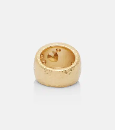 Oscar de la Renta Scramble embellished gold-plated ring | Thumbnail 3 Oscar de la Renta Scramble embellished gold-plated ring | Thumbnail 3