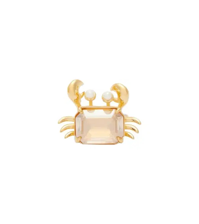 Oscar de la Renta Crab embellished ring