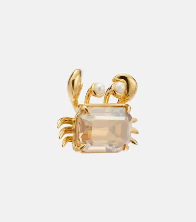 Oscar de la Renta Crab embellished earrings | Thumbnail 2