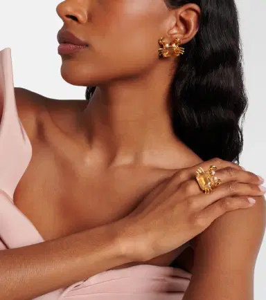 Oscar de la Renta Crab embellished earrings | Thumbnail 6