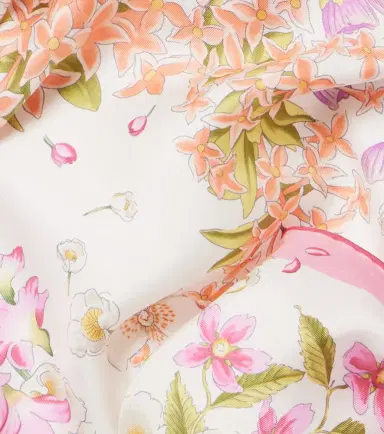 Ferragamo Floral silk scarf | Thumbnail 2