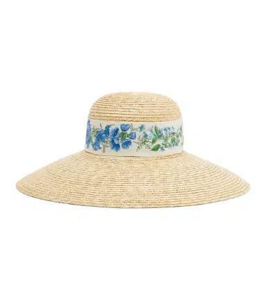 Ferragamo Scarf-detail raffia sun hat | Thumbnail 1