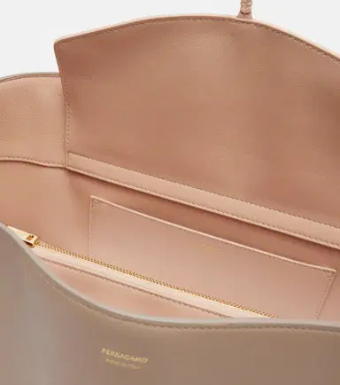 Ferragamo Hug Soft Medium leather shoulder bag | Thumbnail 3 Ferragamo Hug Soft Medium leather shoulder bag | Thumbnail 3