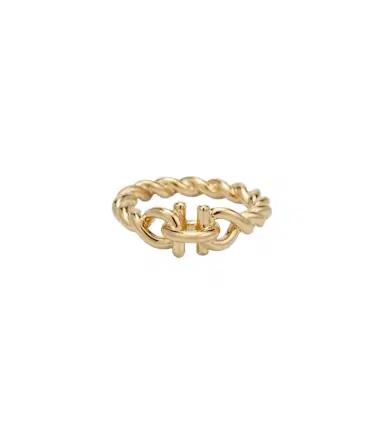 Ferragamo Gold-plated ring | Thumbnail 1 Ferragamo Gold-plated ring | Thumbnail 1