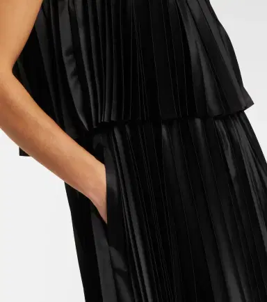 Noir Kei Ninomiya Satin midi dress | Thumbnail 2