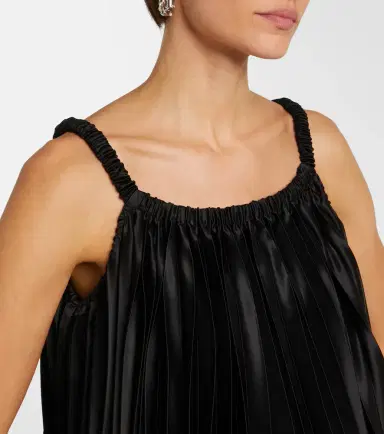 Noir Kei Ninomiya Satin midi dress | Thumbnail 5