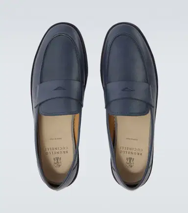 Brunello Cucinelli Leather penny loafers | Thumbnail 2 Brunello Cucinelli Leather penny loafers | Thumbnail 2