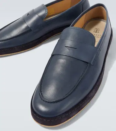 Brunello Cucinelli Leather penny loafers | Thumbnail 6 Brunello Cucinelli Leather penny loafers | Thumbnail 6