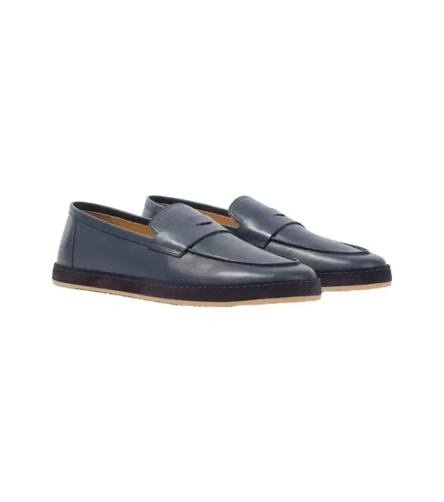Brunello Cucinelli Leather penny loafers