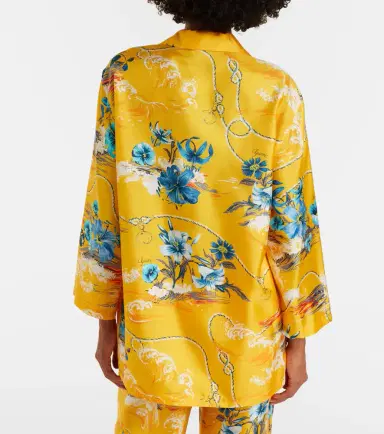 Gucci Floral silk twill shirt | Thumbnail 5