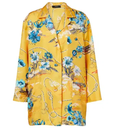 Gucci Floral silk twill shirt | Thumbnail 1