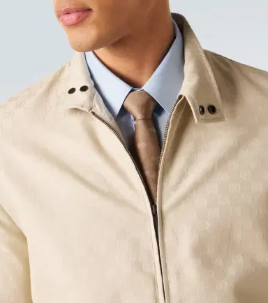 Gucci Horsebit silk jacquard tie | Thumbnail 3