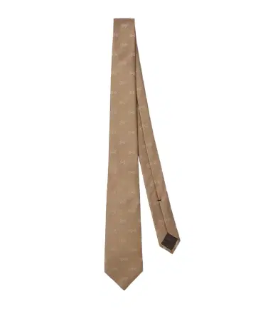 Gucci Horsebit silk jacquard tie | Thumbnail 1
