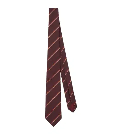 Gucci Horsebit silk jacquard tie | Thumbnail 1