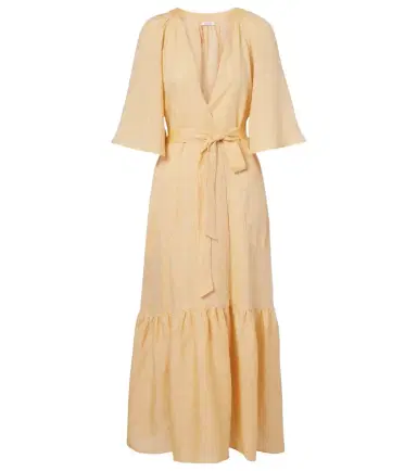 Eres Audacieuse belted linen maxi dress | Thumbnail 1