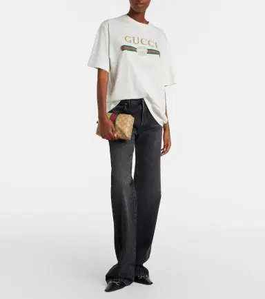 Gucci Essence GG Canvas Mini pouch | Thumbnail 5