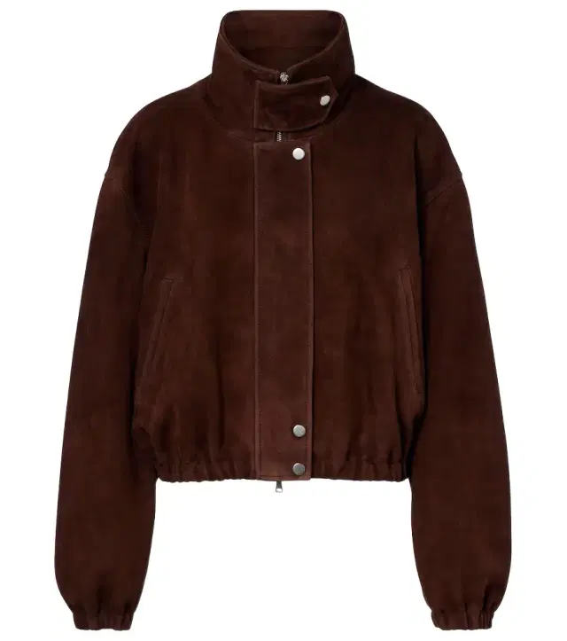 Nour Hammour Pia suede blouson jacket