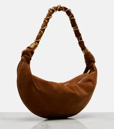 Saint Laurent Amalia Small suede shoulder bag | Thumbnail 4