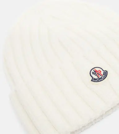 Moncler Logo virgin wool beanie | Thumbnail 2 Moncler Logo virgin wool beanie | Thumbnail 2