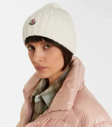 Moncler Logo virgin wool beanie | Thumbnail 4