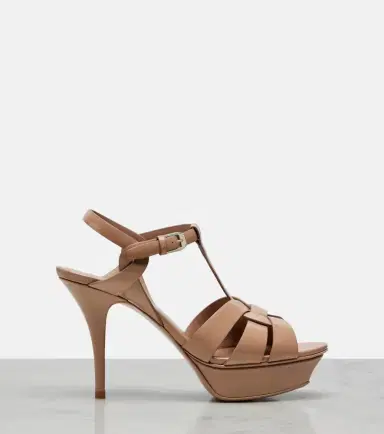 Saint Laurent Tribute patent leather platform sandals | Thumbnail 4 Saint Laurent Tribute patent leather platform sandals | Thumbnail 4