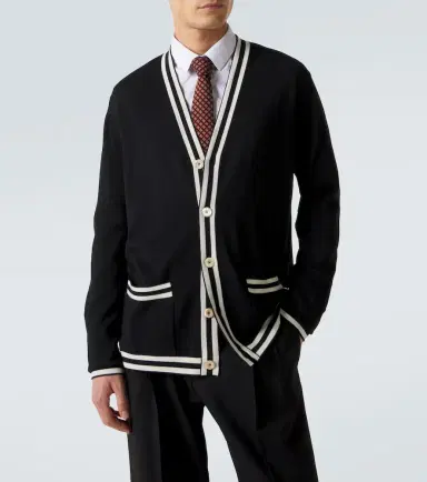 Valentino VLogo virgin wool cardigan | Thumbnail 2