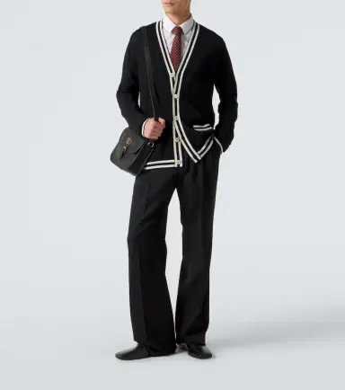 Valentino VLogo virgin wool cardigan | Thumbnail 4