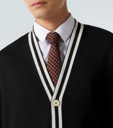 Valentino VLogo virgin wool cardigan | Thumbnail 6