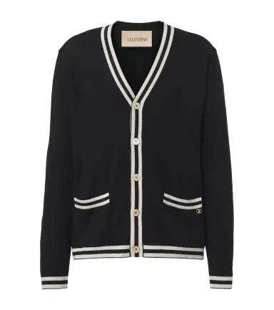 Valentino VLogo virgin wool cardigan | Thumbnail 1