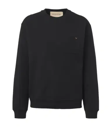 Valentino VGold cotton-blend jersey sweatshirt | Thumbnail 1