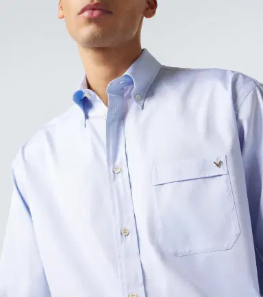 Valentino VGold cotton Oxford shirt | Thumbnail 2 Valentino VGold cotton Oxford shirt | Thumbnail 2