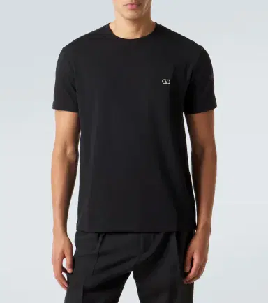 Valentino VLogo cotton jersey T-shirt | Thumbnail 3