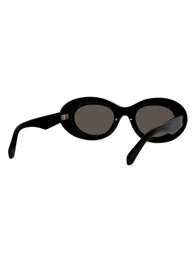 Loewe Women's Anagram 54MM Oval Sunglasses - Shiny Black Brown | Thumbnail 6 Loewe Women's Anagram 54MM Oval Sunglasses - Shiny Black Brown | Thumbnail 6