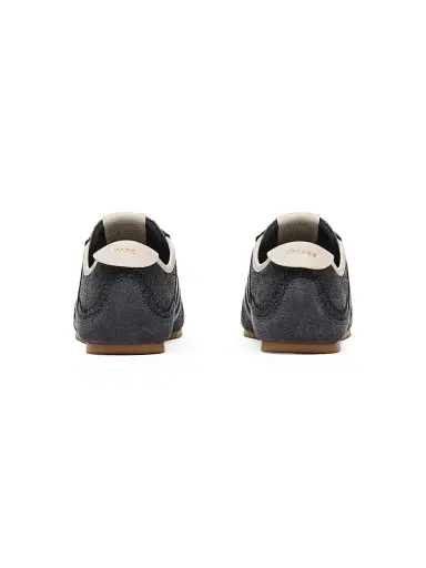 Marc Jacobs Women's The 400 Bleecker Logo Denim Low-Top Running Sneakers - Asphalt Wash - Size 9 | Thumbnail 4