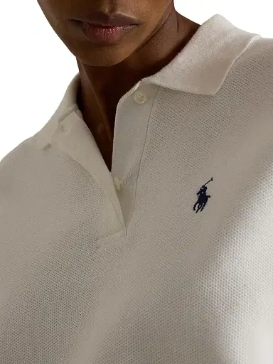 Polo Ralph Lauren Women's Cotton-Blend Sleeveless Polo Sweater - White | Thumbnail 5 Polo Ralph Lauren Women's Cotton-Blend Sleeveless Polo Sweater - White | Thumbnail 5