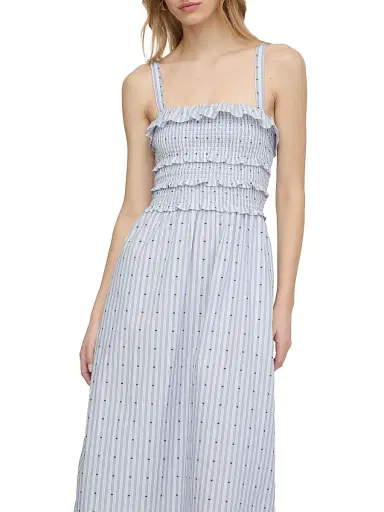 Hill House Home Women's The Analiese Nap Dress - Blue Swiss Dot - Size XL | Thumbnail 5 Hill House Home Women's The Analiese Nap Dress - Blue Swiss Dot - Size XL | Thumbnail 5