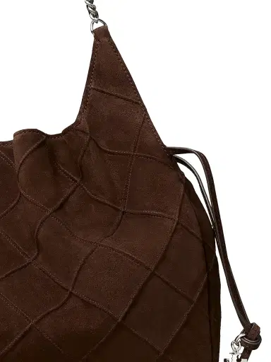 Tory Burch Women's Fleming Suede Large Tote - Dark Cocoa | Thumbnail 5