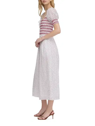 Hill House Home Women's The Madeline Nap Dress - White Poppy Half Drop - Size Large | Thumbnail 3