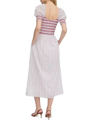 Hill House Home Women's The Madeline Nap Dress - White Poppy Half Drop - Size Large | Thumbnail 4