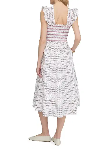 Hill House Home Women's The Ellie Nap Dress - White Poppy Half Drop - Size XXL | Thumbnail 3