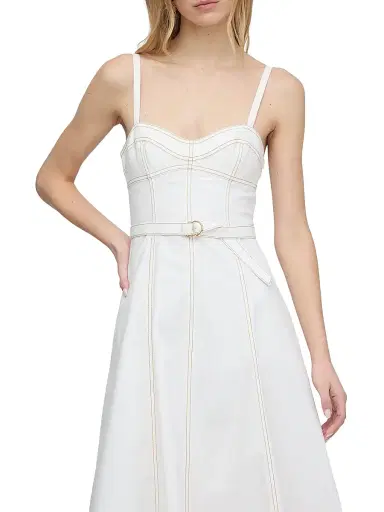 Hill House Home Women's The Fiona Dress - Off White - Size XXL | Thumbnail 5