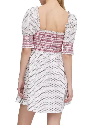 Hill House Home Women's The Lila Nap Dress - White Poppy Half Drop - Size Large | Thumbnail 4